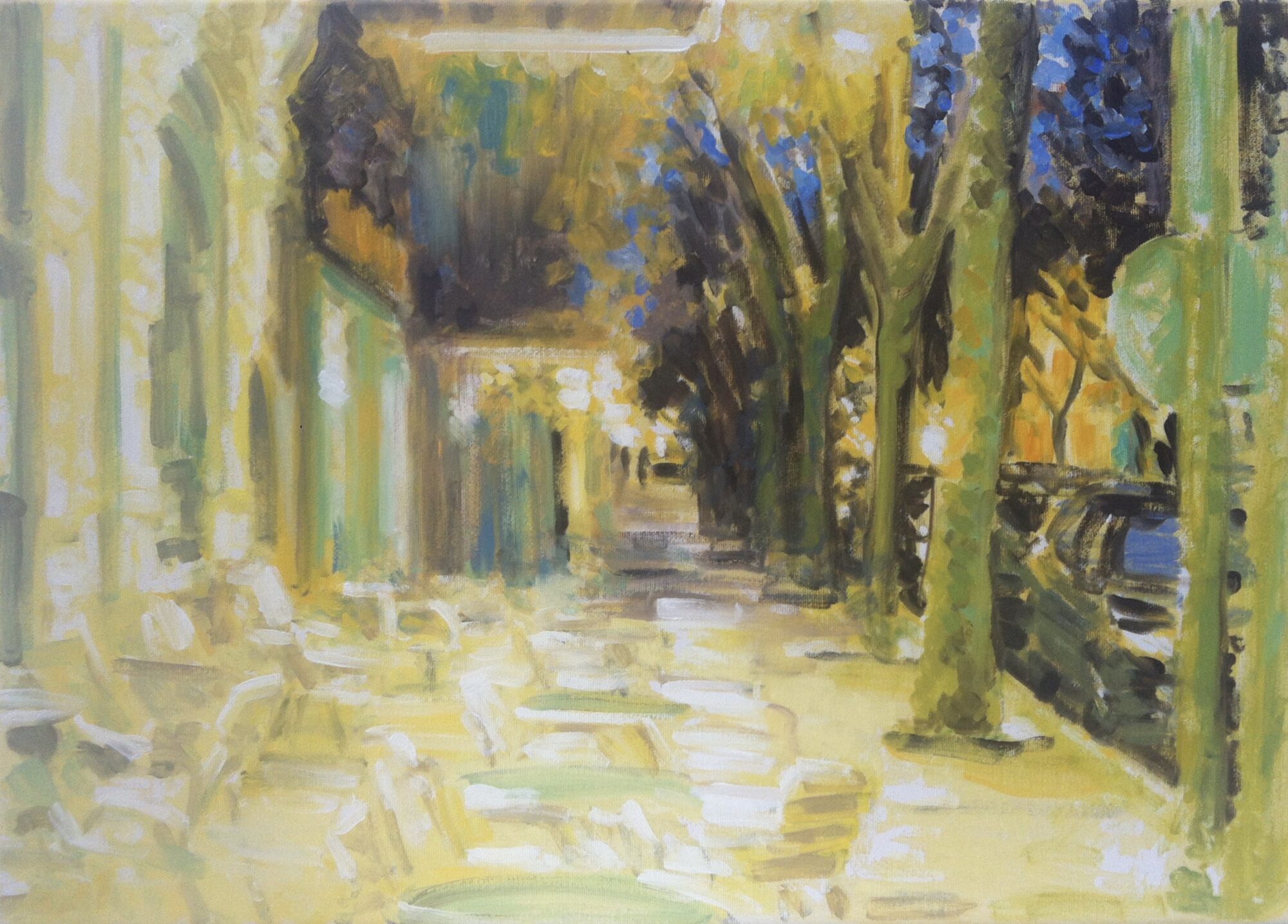 Lissabon, Rua Ferreira Borges 2023 50×70 Kopie 2